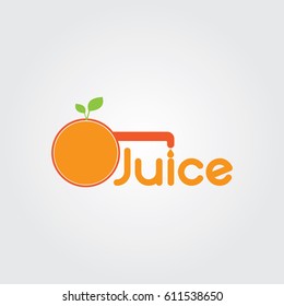 Creative logo design for food company and Unique symbol with orange.
