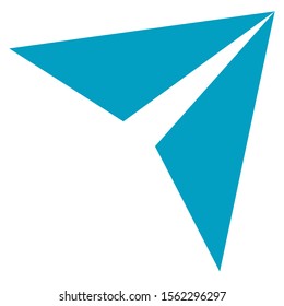 Creative logo design with geometric shapes
