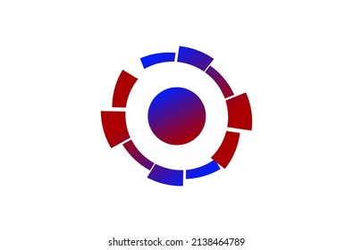 Creative Logo Design. Geometric shapes isolate on white background