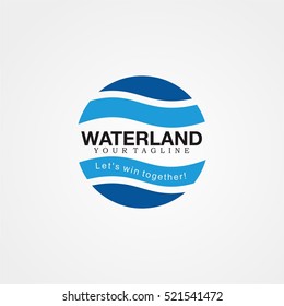 Creative logo design of globe world
