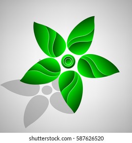 Creative Logo Design green flower