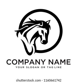 creative logo design horse