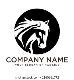 creative logo design horse