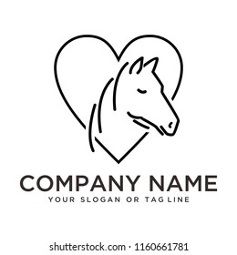 creative logo design horse