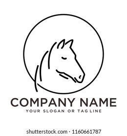 creative logo design horse