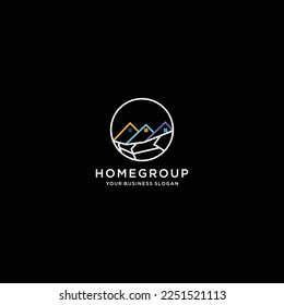 Creative  logo design. House and building vector