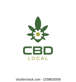 Creative Logo Design Idea for Local Cannabis Shop Business