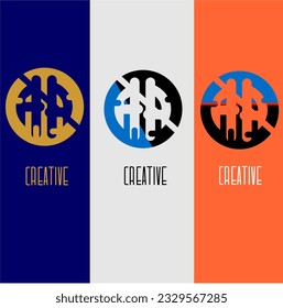 logotipo creativo Concepto de identidad de diseño de la empresa, marca, negocio, icono vector y plantilla abstracta