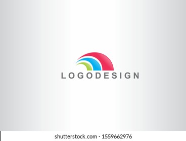 Creative Logo design illustration with colorful concept