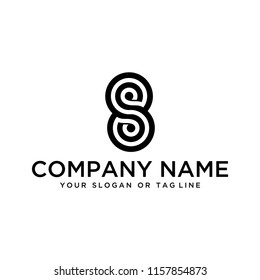 creative logo design Infinity, Infinity icon, Digital, Network icon concept vector template