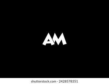 AM creative logo design and letter logo