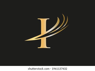 Creative I Logo Design, I-Brief-Logo mit modernem Design. Modernes Logo, Vektorgrafik