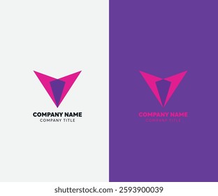 Creative logo Design Letter V concept