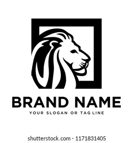 creative logo design lion concept vector template