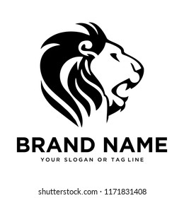 creative logo design lion concept vector template