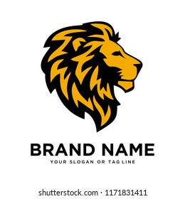 creative logo design lion concept vector template