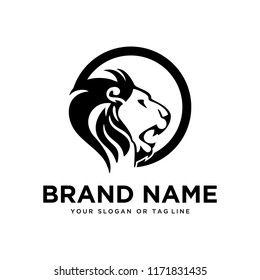 creative logo design lion concept vector template