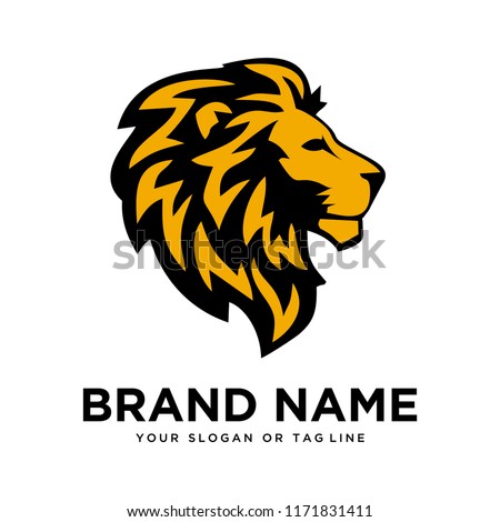creative logo design lion concept vector template