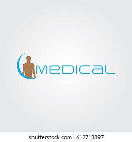Creative logo design for medical and Unique symbol with body.