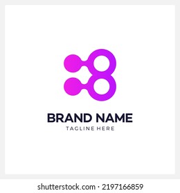 Creative logo design number 88 template illustration