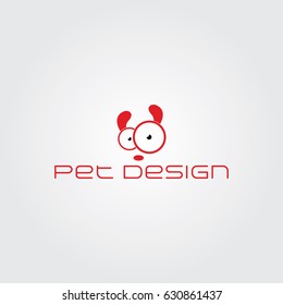 Creative logo design for pet company and Unique symbol with dog.