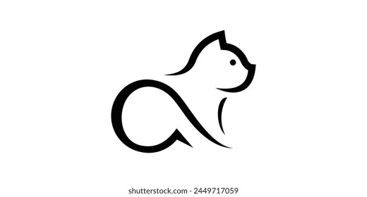 creative logo design for pets, cats, cute, kitty, logo design templates, symbols, icons, vectors, creative ideas.