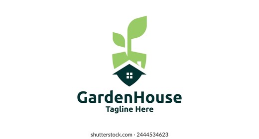 creative logo design for plantations, gardens, houses, green houses, logo design templates, icons, symbols, creative ideas