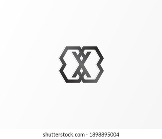 creative logo design and polygon line shape icon