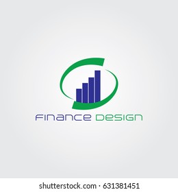 Creative logo design for real estate company and Unique symbol with finance chart.
