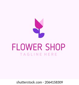 creative logo design roses, leaves, stems, plants, flower shops,