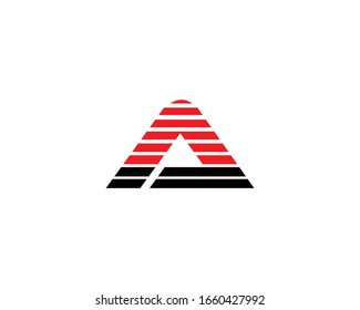 Creative A Logo Design Shape