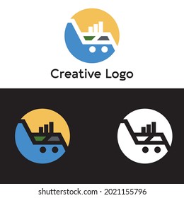 Creative Logo Design Shopping Logo