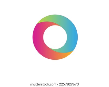 Diseño de logotipo creativo Stock Vector Image and Art. Diseño del logotipo O de letra moderna. Plantilla de diseño de logotipo de letra Imagen vectorial . Un diseño de logotipo de carta con un corte creativo. 