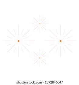 Creative logo design with sun shape