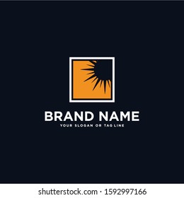 Creative logo design sunshine vector template