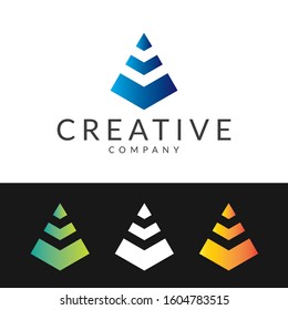 Creative Logo design template vector. company logo, business logo idea and corporate Icon logo.