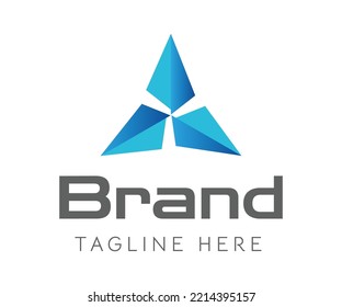 Kreatives Logo-Design mit drei grafischen Elementen. Für Marktentwicklung, Bank, Wachstumsgruppe von drei Logotypen. Abstraktes Logo für Branding, Business, Technology, Bank, Finanzen, Investitionen