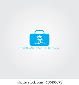 Creative logo design for travel company and Unique symbol with travel bag.