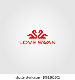 Creative logo design and Unique Icon of Swan.