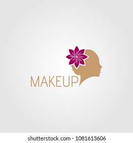 Creative logo design and Unique Icon of Woman face.