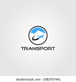 Creative logo design and Unique icon of Transport.