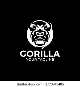 Creative logo design and Unique mascot of Gorilla.