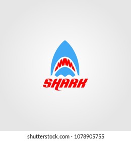 Creative logo design and Unique Shark mascot.