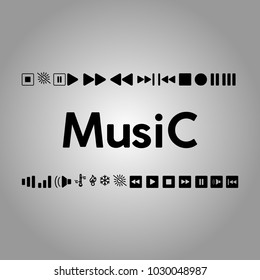 Creative logo design and Unique symbol with music.