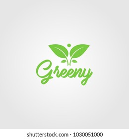 Creative logo design and Unique symbol with leaves.