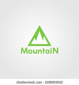 Creative logo design and Unique symbol with mountian.