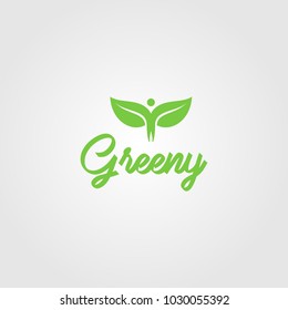 Creative logo design and Unique symbol with leaves.