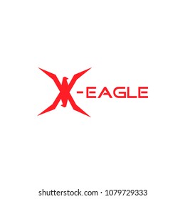 Creative logo design and Unique symbol with eagle mascot.