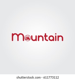 Creative logo design and Unique symbol with mountain.