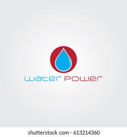 Creative logo design and Unique symbol with water drop.